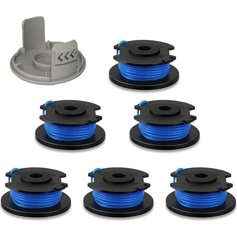 Bobines Coupe-Bordure Ryobi AC14RL3A - 6 Bobines + 1 Capuchon, 0.065", Auto Feed, 18V/24V/40V (1/5)