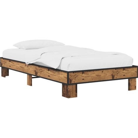 Estructura de cama Madera envejecida 80 x 200 cm vidaXL (1/5)