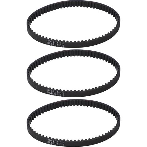 Lot de 3 courroies de rechange standard en caoutchouc pour aspirateur Bissell ProHeat 2X