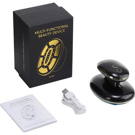 Máquina para adelgazar, microcorriente EMS, tecnología RF, color negro. (1/2)