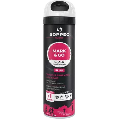 Traceur MARK & GO Éphémère blanc 500 ml SOPPEC - 182000