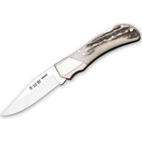 Smart Knife 547 Miguel Nieto 17,5 cm con lama in acciaio 8 cms e mango corno di cervo mango