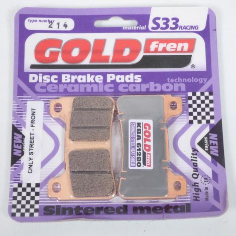 Bremsbelag gold fren für Motorrad honda 600 cbf n /abs 2007 avg / (1/2)