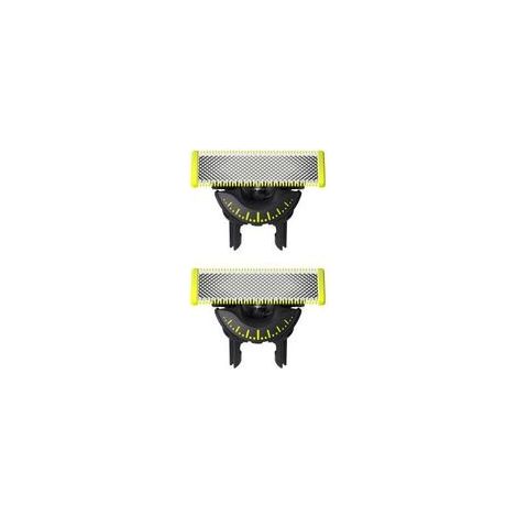 Lames de rechange pour rasoir OneBlade – Tête pivotante 360° – Lot de 2 pièces – Compatible avec modèles QP2520, QP2523, QP2630 (1/5)