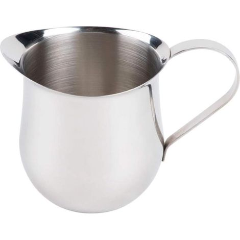 Pitcher À Crème - Acier Inoxydable 18/8 - 150 ml - Forme Évasée - Pour Café Thé Lait - 1 Pièce (1/3)