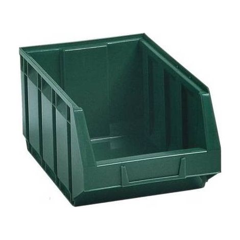 CONTENITORE IN PLASTICA BULL 4  - MM 200x345x H.164 Misura: Verde LxPxH mm 200x345x164