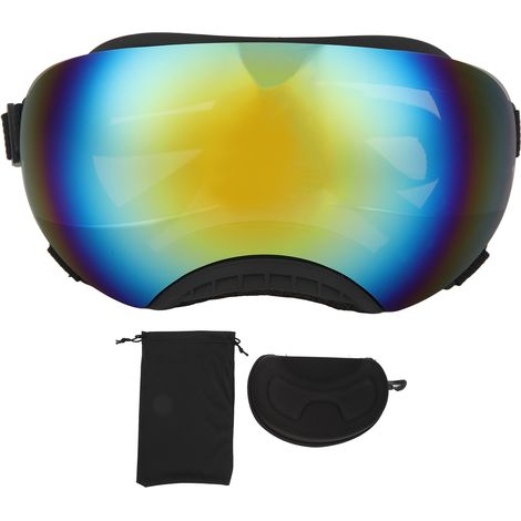 Lunettes de protection UV anti-vent pour chien, sangle ajustable, lunettes de soleil pour chiot, universelles pour chien moyen et grand, verres rouges (1/5)