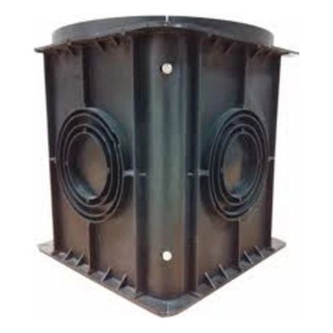 PO/DT250 - Pozo único para fijación de barrera. Compatible con las gamas DT250/2RT, EL100RT y EL250RT.