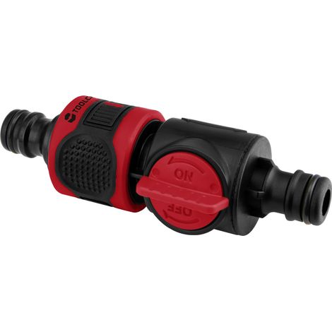 TOOLCRAFT TO-8809740  Kunststoff Kupplung Steckkupplung mit Regulierventil (1/4)