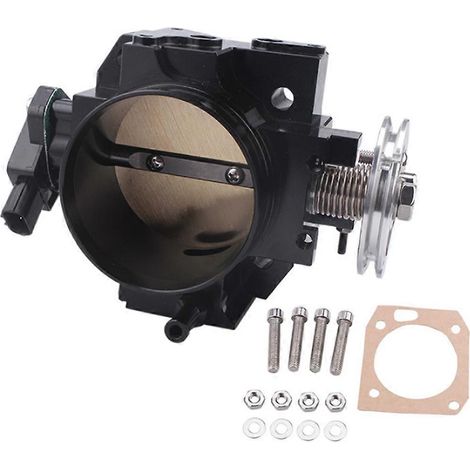 Collecteur d'admission 70 mm avec papillon et capteur pour voiture, K20A K24A2 K20Z3, pièces de modification noires (1/5)