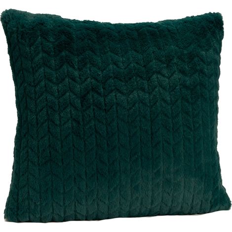 Amadeus - Coussin émeraude chevron 40x40 cm (1/2)