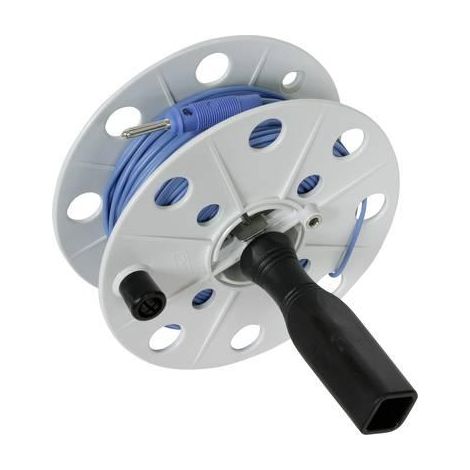 Dehn Drahthaspel 50m enrollador de cable azul