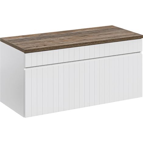 Mobile bagno senza lavabo Zelie bianco 100cm