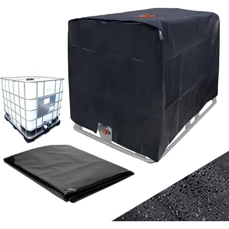 Housse de citerne IBC 1000L, protection UV, tissu Oxford 210D, étanche (1/5)