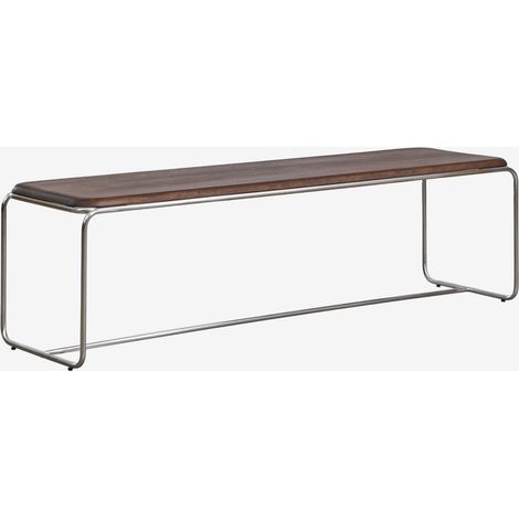 Panca 160 cm in legno di acacia e acciaio inossidabile Altrex SKLUM             (1/5)
