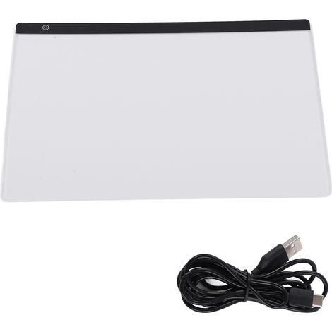 Tableau lumineux de dessin A4 3 niveaux luminosité réglable LED protection des yeux pour croquis copie (1/5)