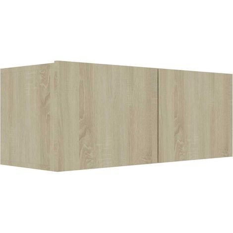 vidaXL Mobile Porta TV Rovere Sonoma 80x30x30 cm in Legno Multistrato