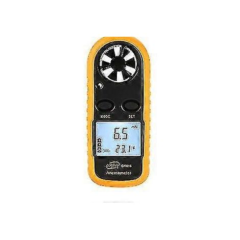 Anémomètre numérique GM816, anémomètre de mesure de la vitesse du vent (1/5)