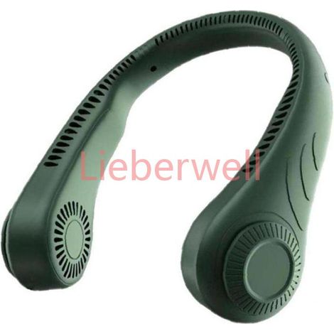 Ventilateur de refroidissement domestique silencieux et portable pour le cou, ventilateur de refroidissement rechargeable 2000 mAh (1/4)