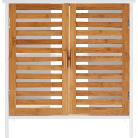 Premier Housewares Double Door and One Inner Shelf Under Sink Cabinet