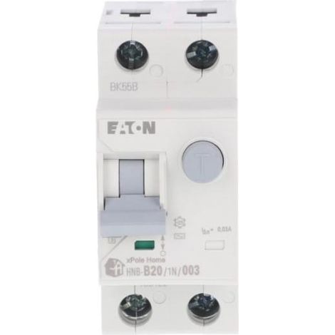 INTERRUPTOR AUTOMÁTICO DE CORRIENTE RESIDUAL EATON HNB-B20/1N/003 195122