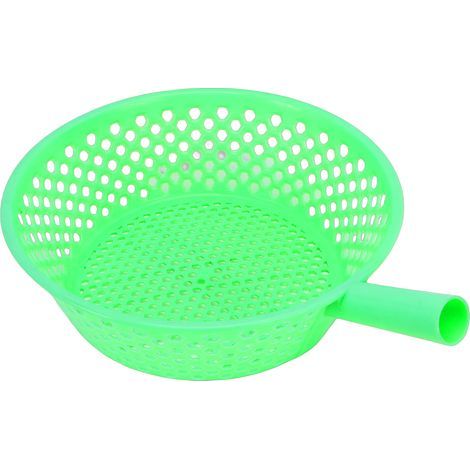 Tamis en plastique épaissi grand tamis de sable de Compost de sol de maïs avec poignée pour la plage de ferme de jardin (1/5)