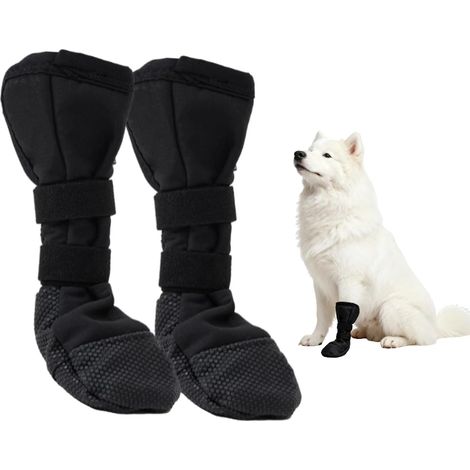 1 Paar Pfotenschutz chien Verletzung Hundeschuhe - Verstellbarre (1/5)