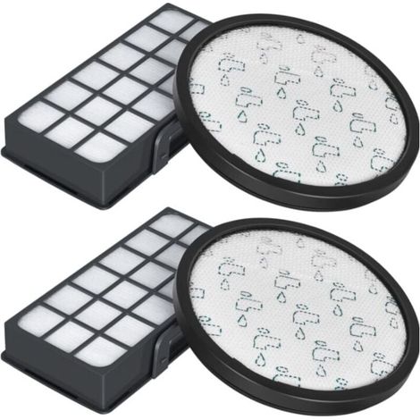 UlisemFiltres HEPA pour Rowenta X-Trem Power Cyclonic RO6984EA RO6941EA RO6963EA RO6921EA RO6971EA RO6993EA (Modèle RO69XX) Aspirateurs, Filtre de Rechange Accessoires ZR006001 (Lot de 2) (1/4)