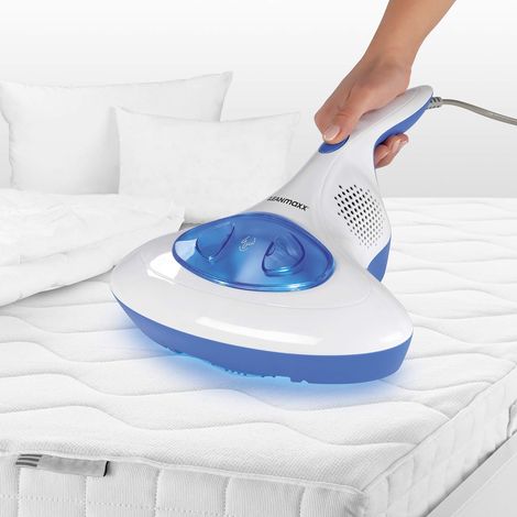 CLEANmaxx aspirapolvere per acari luce UV-C sterilizzante  Aspirapolvere per materassi con filtro HEPA, distrugge il 99,9% di tutti gli acari  Pulisce e disinfetta in un solo gesto (1/5)