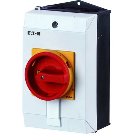 Inter. général tripolaire + 1F+1O 32 A verrouillable en saillie 000227870 EATON P1-32/I2H/SVB/HI11