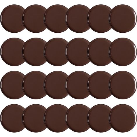 Lot de 24 patins de déménagement pour machine à laver - Réduction du bruit - Pour moquette et sol en bois dur (1/4)