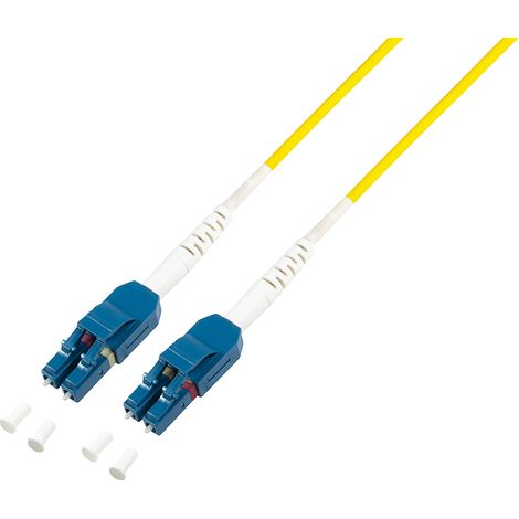 LogiLink FP0UB00 Cable de fibra óptica e InfiniBand 0,5 m LC Azul, Amarillo