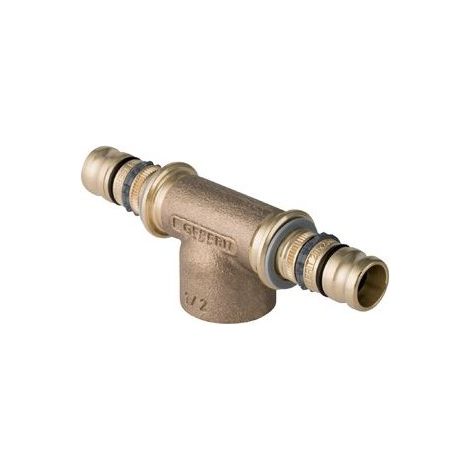 Geberit Mepla Pieza en T con rosca interior, DN 32 / 25 / 32, dø 40 mm, 605.363.00.5