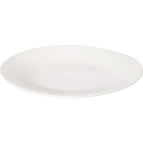 Assiette, porcelaine, blanc (1/2)