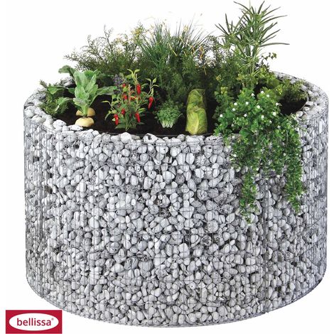 Hochbeet inko gabion verzinkter Stahl 146x146 cm Höhe 80 cm (1/5)