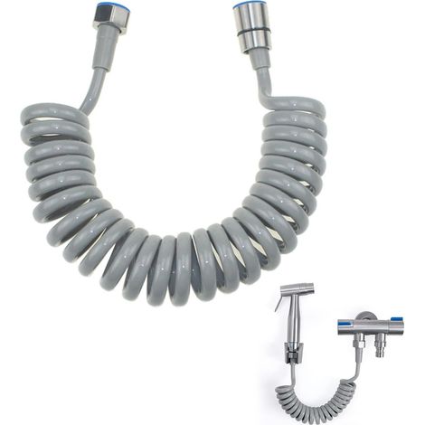 Tuyau de Douche Flexible et Télescopique en ABS, 3 Mètres, Pour Eau, Sanitaire, WC (1/5)
