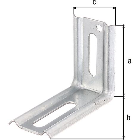 GAH-Alberts 339906 Squadretta di Regolazione, Acciaio, 70 x 50 x 30 mm / 50 pezzi