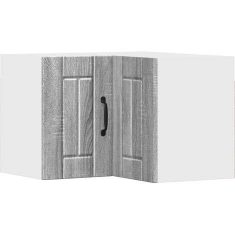 Maison Exclusive - Armario Esquinero de Pared LUCCA Gris Sonoma 5