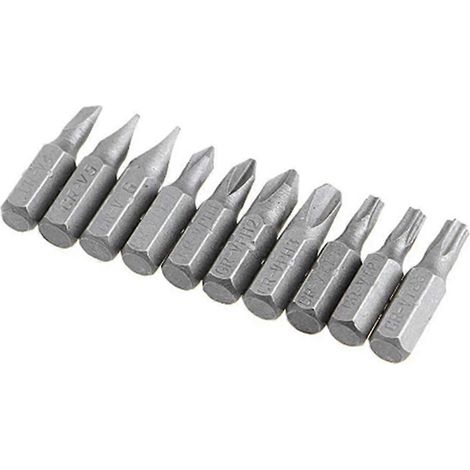 Mini clé à cliquet plate coudée à 90° avec manche de tournevis et jeu d'embouts, outil à cliquet double entraînement (1/5)