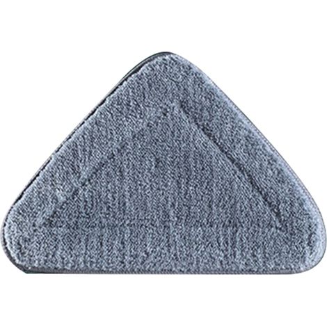 Balai-serpillère triangulaire pivotant à 360° avec grande tête de frottement et chiffon de rechange en microfibre pour le nettoyage des murs. (1/5)