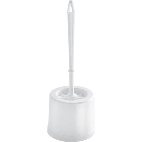 Gedy - Scopino con ciuffo in setole in resina termoplastica bianco serie Junior