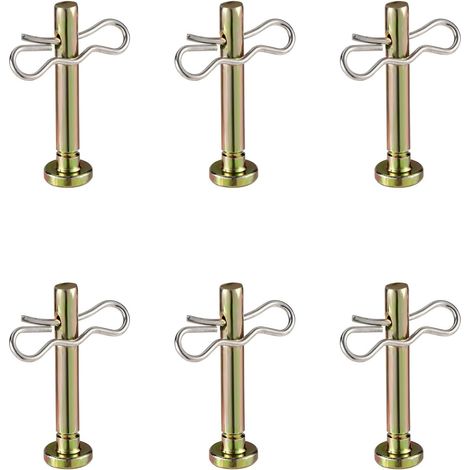 6pcs 738-04155 Shear Pins & 6pcs 714-04040 Cotter Pin, Shear Pin Kit Hardware Pins for Craftsman MTD Cub Cadet Troy-Bilt Yard-Man Huskee Snow Blowers (1/5)