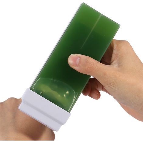 Cire dépilatoire professionnelle 100 g pour l'épilation des bras, des jambes, des aisselles et du corps (à l'aloe vera) (1/2)
