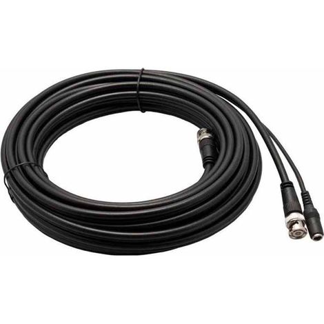 10m Professional Copper RG59 BNC Video and DC Power CCTV Cable