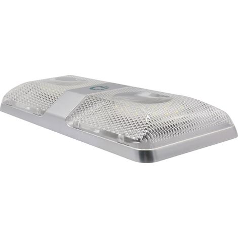 Lampe de lecture intérieure 48 LED 6000‑6500K – Double lumière blanche à gradation tactile – Crée une ambiance lumineuse dans votre camping‑car (1/5)