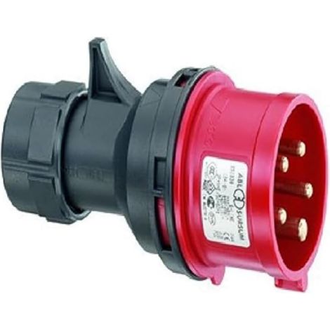 Prise électrique P17 5P Rouge 400V 50-60Hz 32A