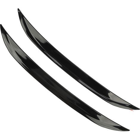 Garniture de Passage de Roue de Voiture Noir Brillant - Ajustement Universel pour la Plupart des Voitures (33,5 cm) (1/5)