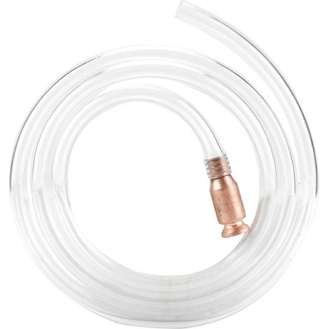 Tuyau siphon manuel 1,8 m anti-statique PVC pour transfert d'eau, carburant, gaz, liquide - Pompe à main flexible (1/5)