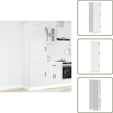 Armadio da cucina bianco - vidaXL Armadio da Cucina Kalmar Bianco in Legno Multistrato - Armadio da cucina con porte