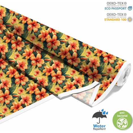 Outdoor dekostoffe oxford - Motiv Blumen I DX5265 (1/5)